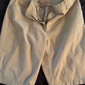 Chico's Light Tan Casual Shorts size 1